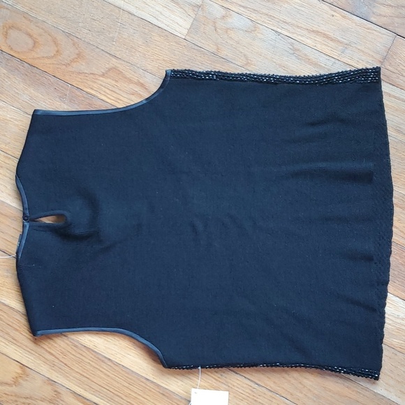 Banana Republic womens 100% merino wool hand beaded tank NWT size xs - Picture 7 of 8